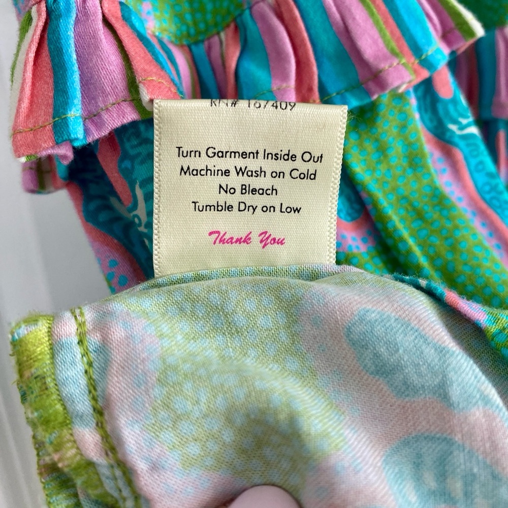 Green Patterned Mini Dress - image 3